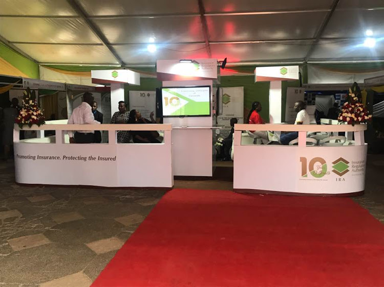 An Insurance Regulatory Authority(IRA) stand at a recent conference in Nairobi.