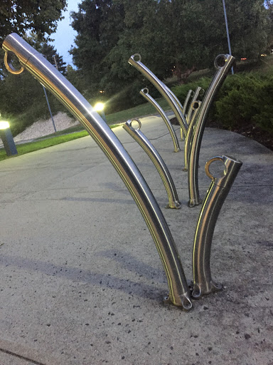 Metal Grass Sculpture
