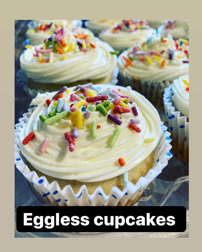 Egg-free cupcakes