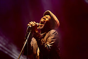 Ray Phiri performing at the Zakifo Music Festival in Durban on Friday night. Pic : Thuli Dlamini. © Sowetan.