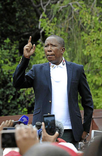 EFF leader Julius Malema repeated his recent controversial statements after appearing in court yesterday.