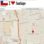 Santiago del Chile map Apk
