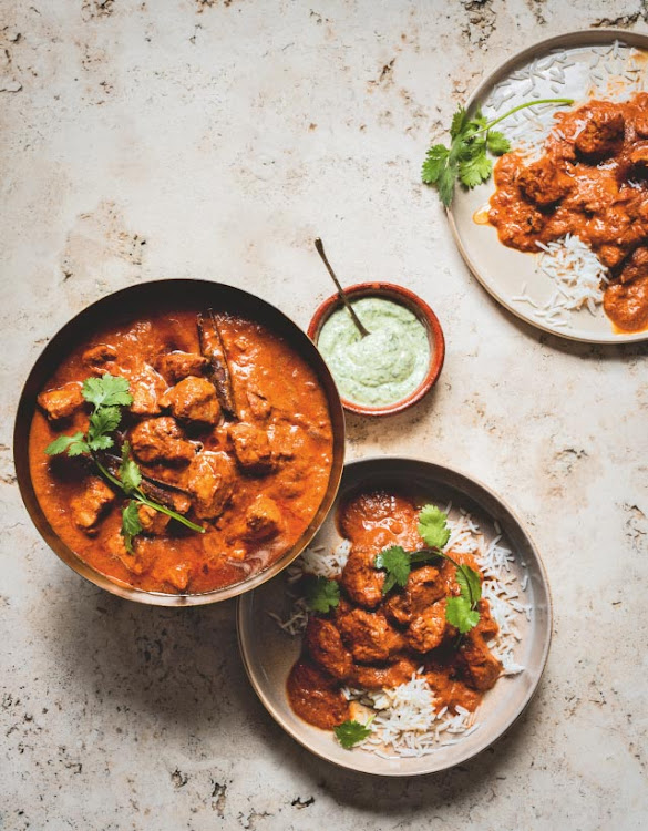 Easy butter chicken curry with browned butter.