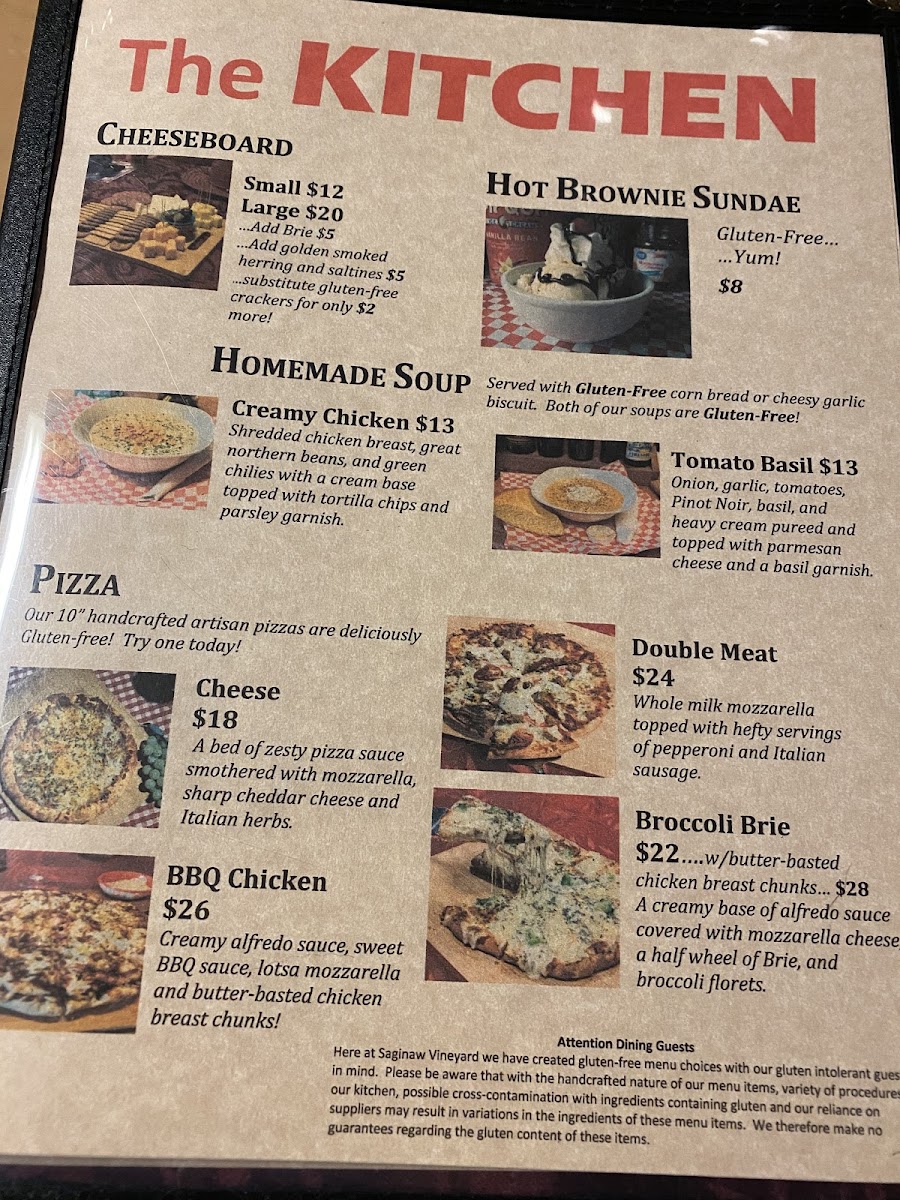 Food Menu as of Oct 2020