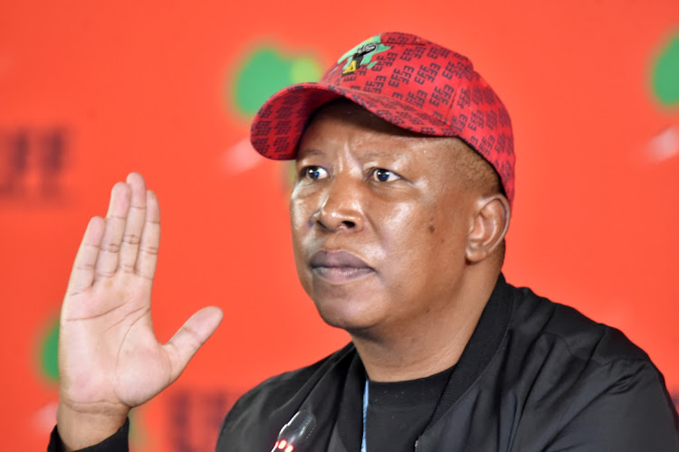 EFF leader Julius Malema said DA federal council chairperson Helen Zille had reached a deal with President Cyril Ramaphosa to give hung metros to the ANC. File photo.