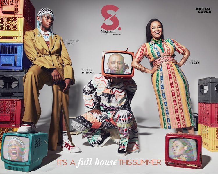 Sdumo Mtshali, Dineo Langa and Ntobeko Sishi grace SMag’s special holidays digital cover.
