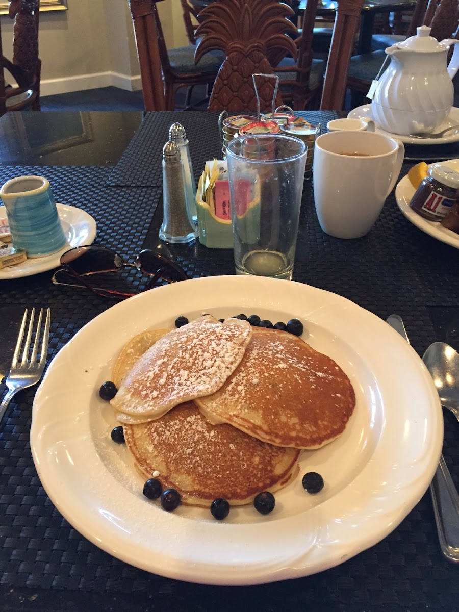 Amazing gf pancakes for breakfast