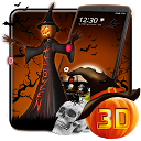 ダウンロード 3D Halloween Pumpkin Night Theme をインストールする 最新 APK ダウンローダ