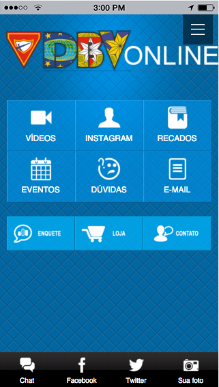 Android application Desbravadores Online screenshort
