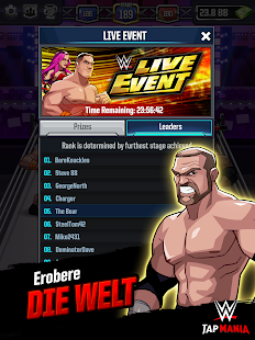 WWE Tap Mania Screenshot