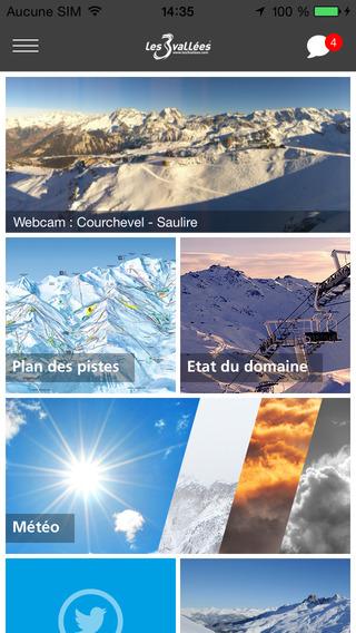 Android application Les 3 Vallées Official screenshort