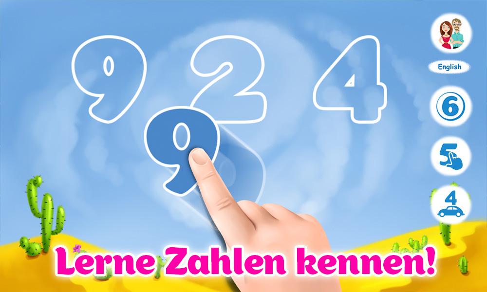 Android application Kids games: learning numbers screenshort
