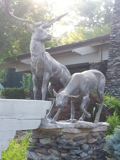 Cherokee Deer Statue