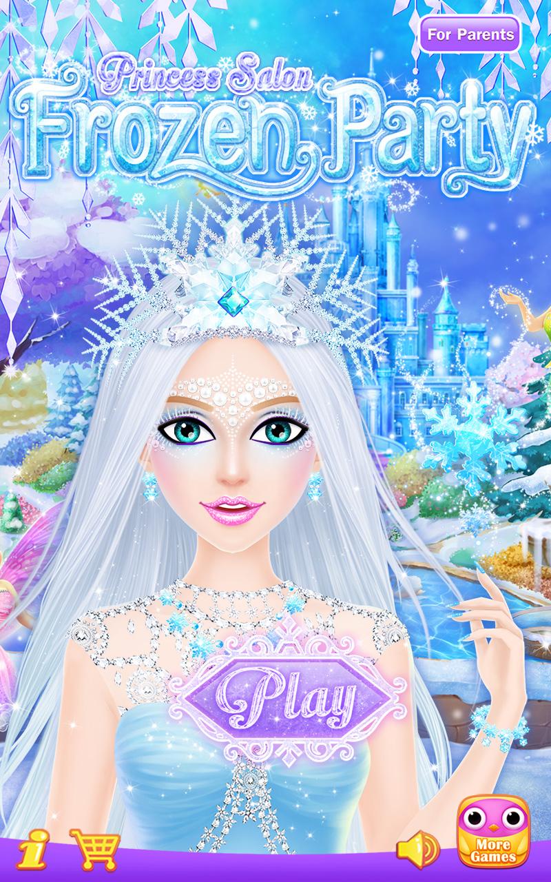 Android application Princess Salon: Frozen Party screenshort