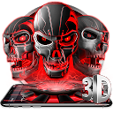 ダウンロード 3D Tech Skull Launcher - Evil Halloween w をインストールする 最新 APK ダウンローダ