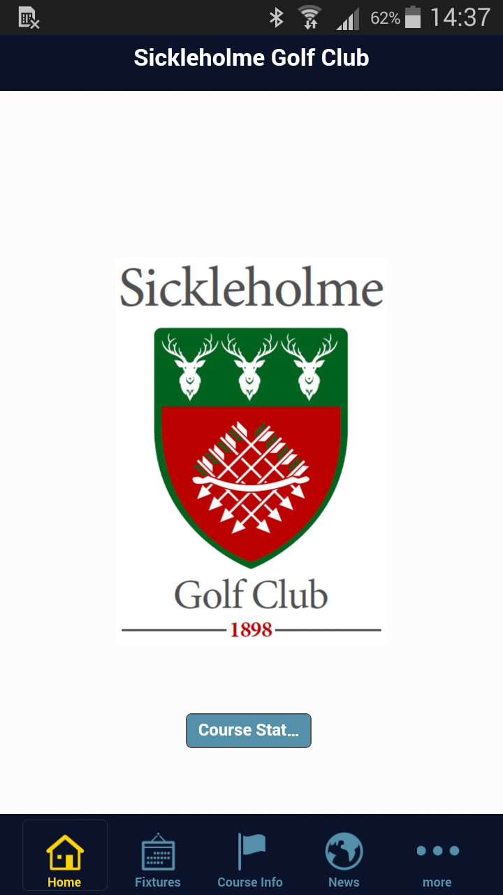 Android application Sickleholme Golf Club screenshort