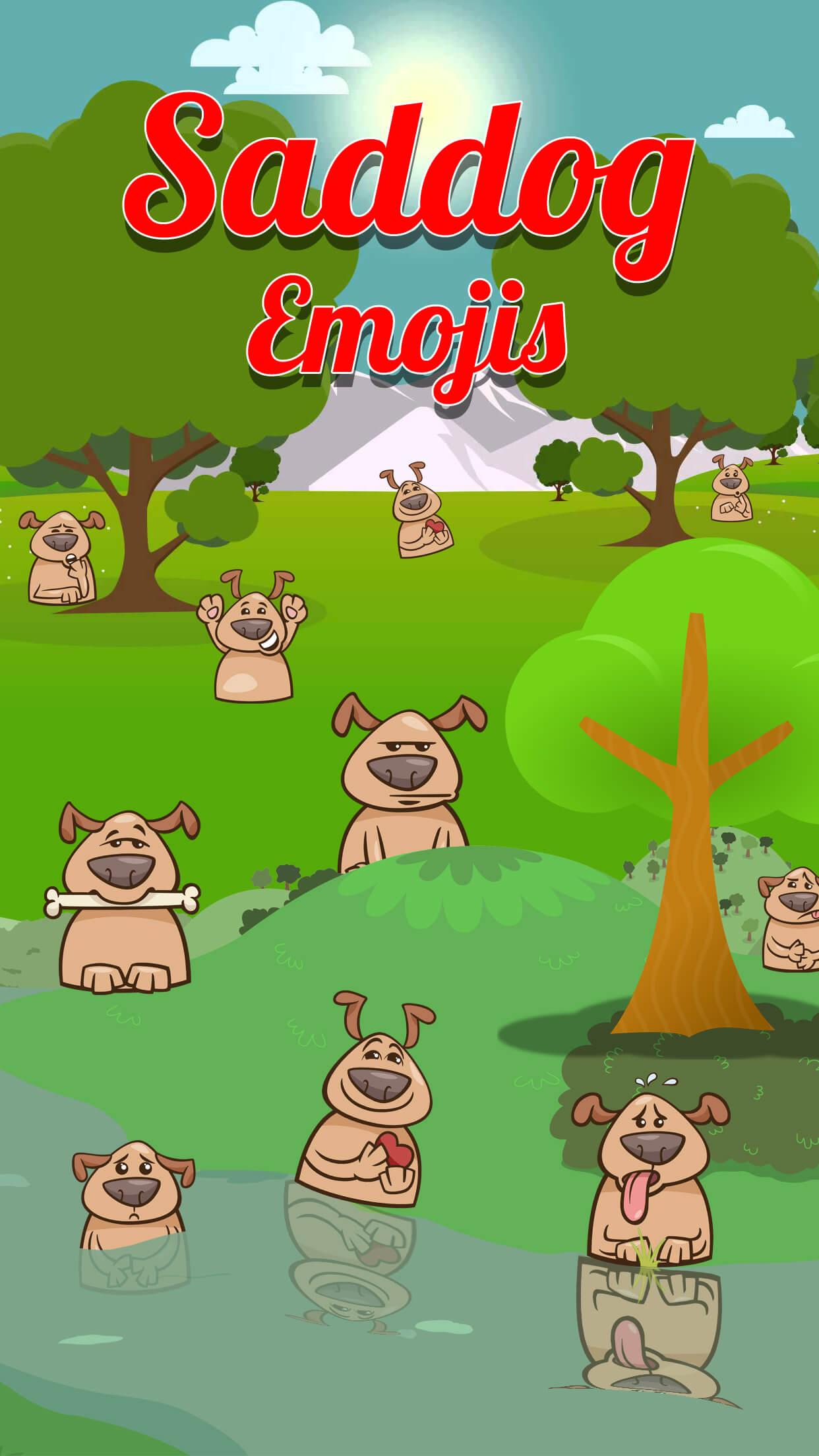 Android application Dog Emojis screenshort