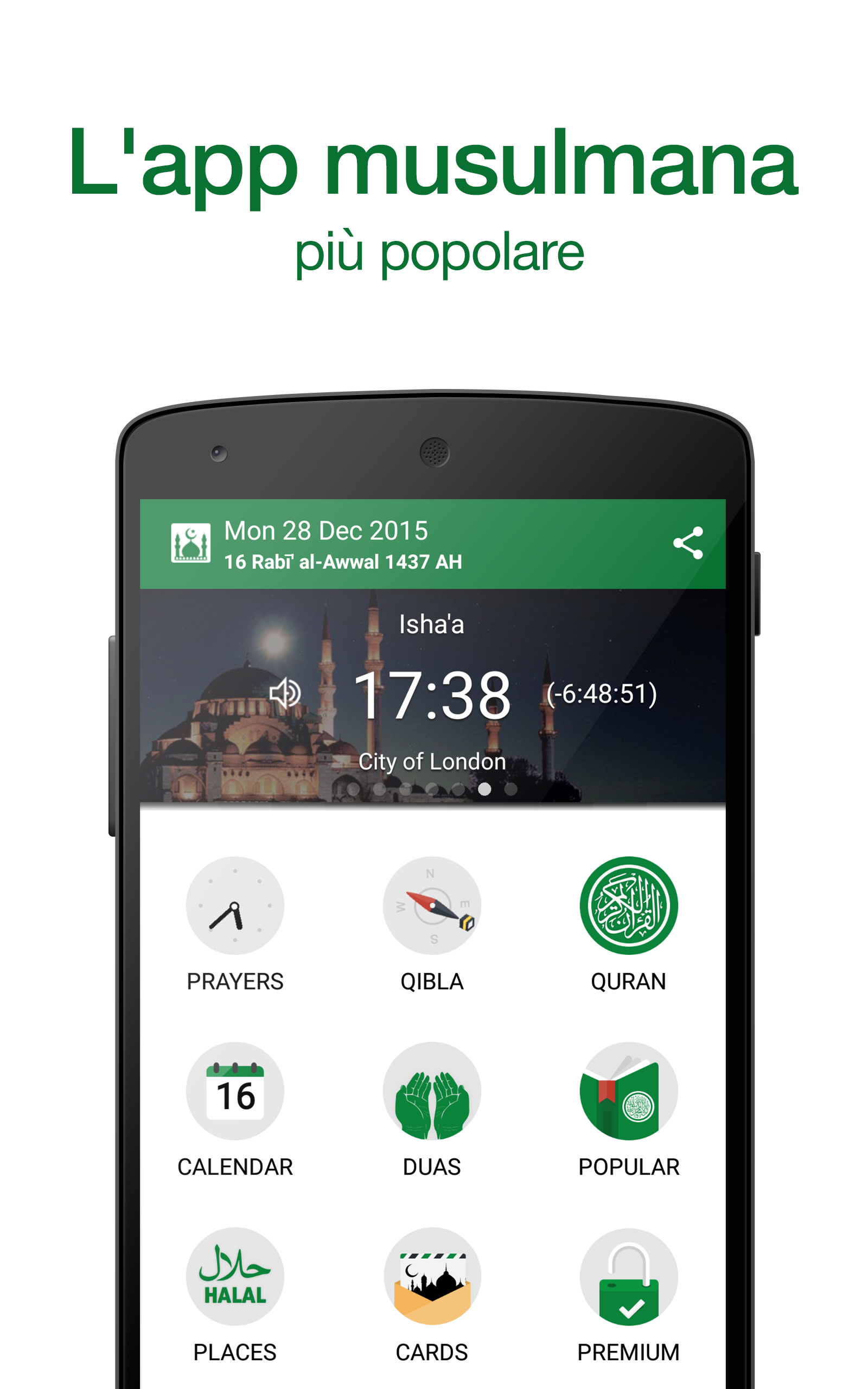 Android application Muslim Pro: Ramadan, Quran screenshort