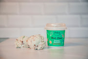 Malie's mint choc ice cream. 
