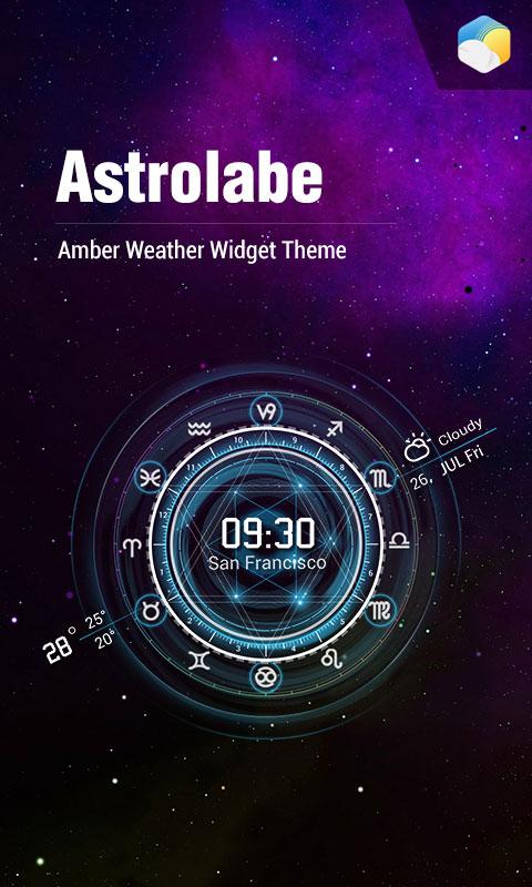 Android application horoscope and zodiac widget☂ screenshort