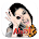 Violet Photo Sticker