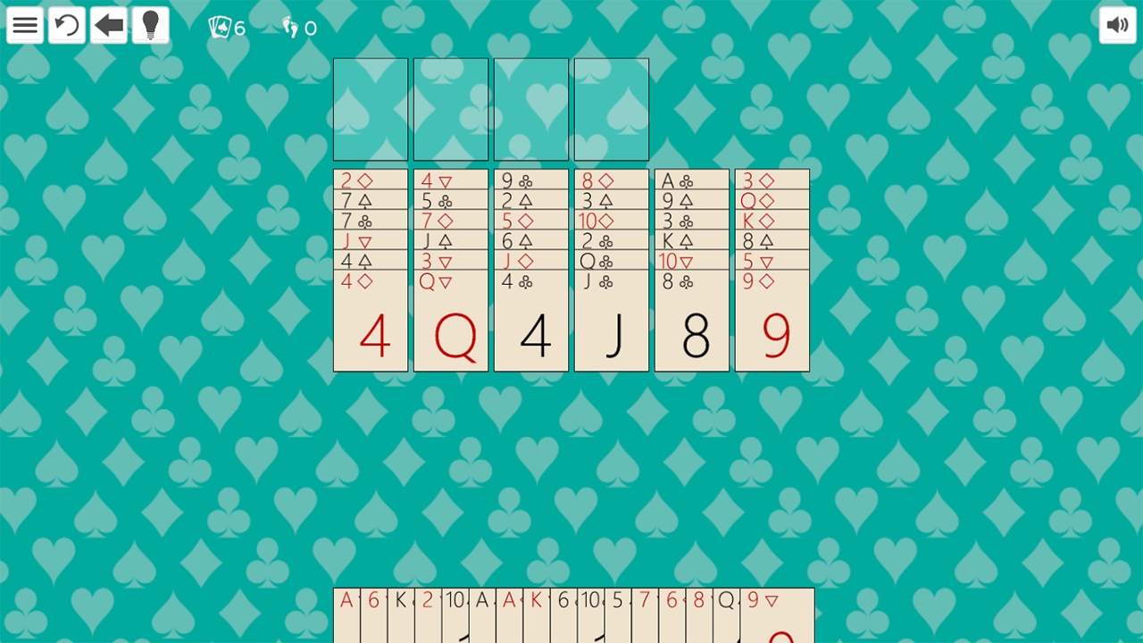 Android application Bouquet solitaire screenshort