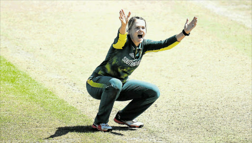 ON FIRE: Proteas captain Dane van Niekerk put in a player of the match performance against Sri Lanka yesterday Picture: GETTY IMAGES