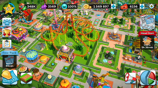 RollerCoaster Tycoon Touch Screenshot