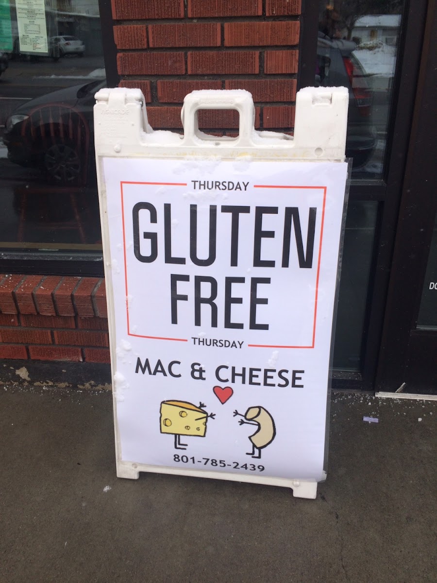 Looks like the gf Mac n cheese is a daily special for Thursdays - so maybe call ahead and see what the social is! The max n cheese grilled cheese was amazing !!