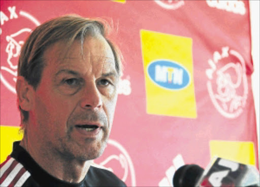 HARD TASK: Ajax Cape Town head coach Jan Versleijen PHOTO: GALLO IMAGES