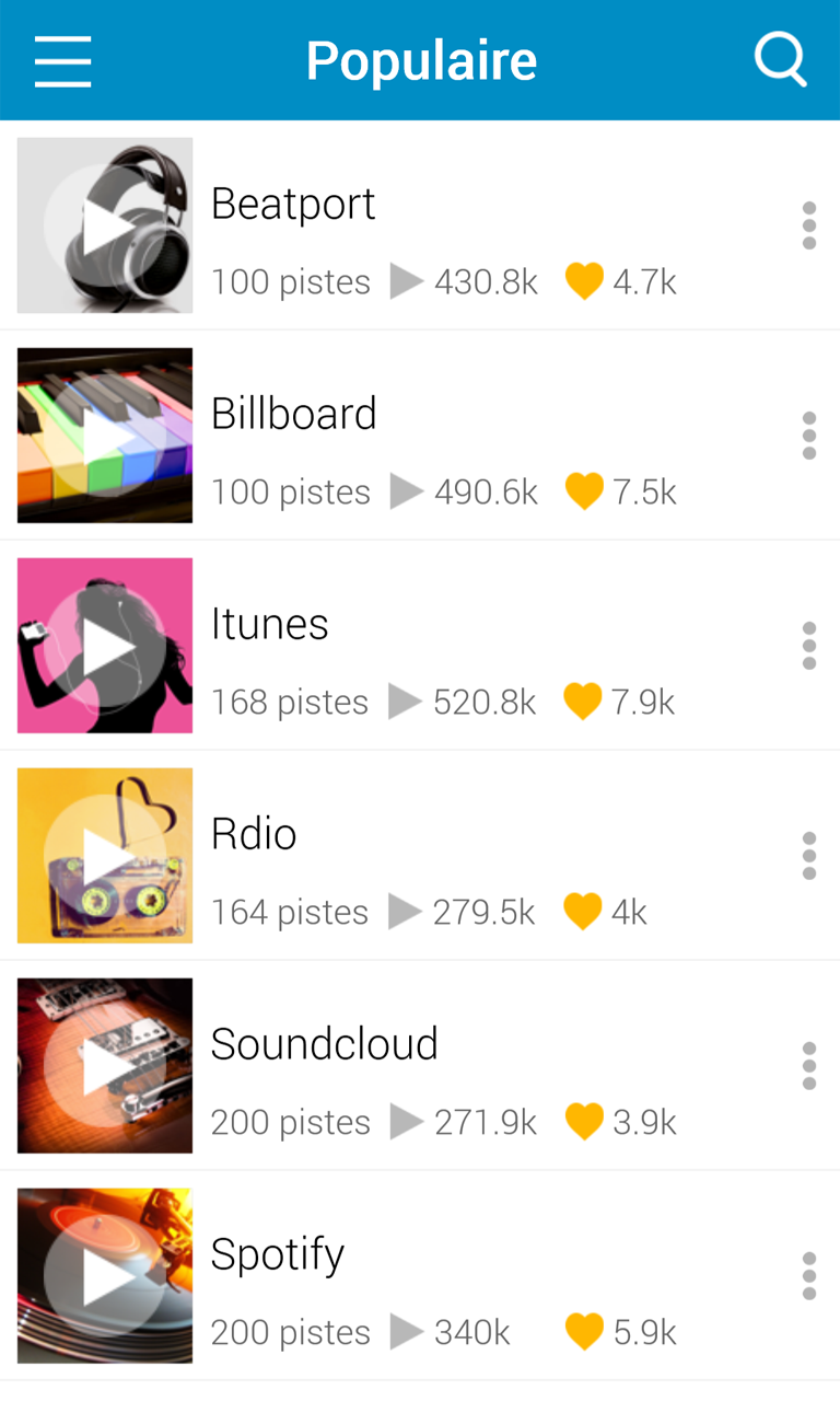 Android application PlaYo PRO Unlimited Music screenshort