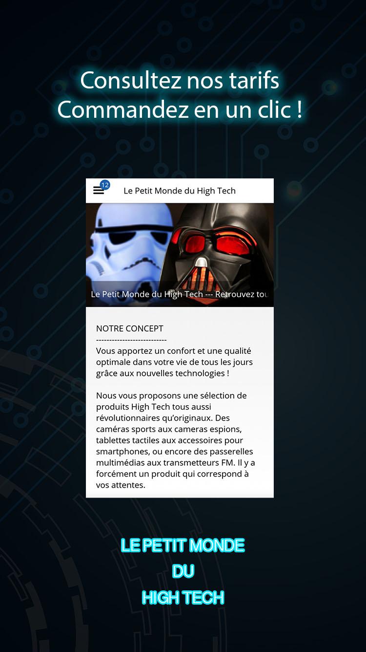 Android application Le Petit Monde Du High Tech screenshort