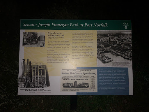 Joseph Finnegan Park at Port Norfolk in Dorchester, Boston. This was a former industrial site that housed the Shaffer Paper Company. Now an oasis of life with restored wetlands and an important...