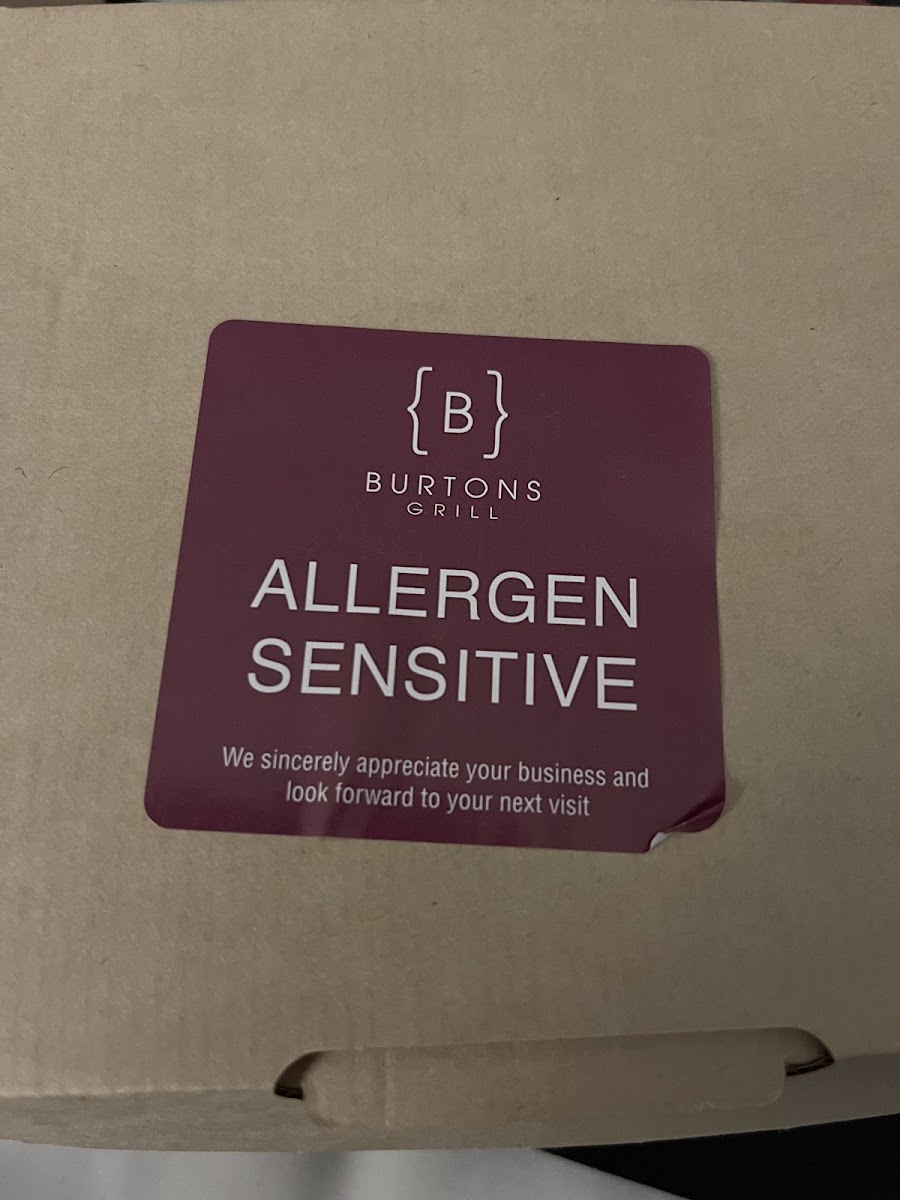 Sticker for allergies