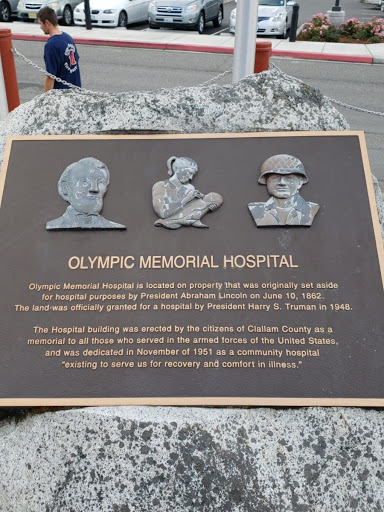 OLYMPIC MEMORIAL HOSPITAL  Olympic Memorial Hospital is located on property that was originally set aside  for hospital purposes by President Abraham Lincoln on June 10, 1862  The land-was...