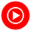 Logotyp för YouTube Music