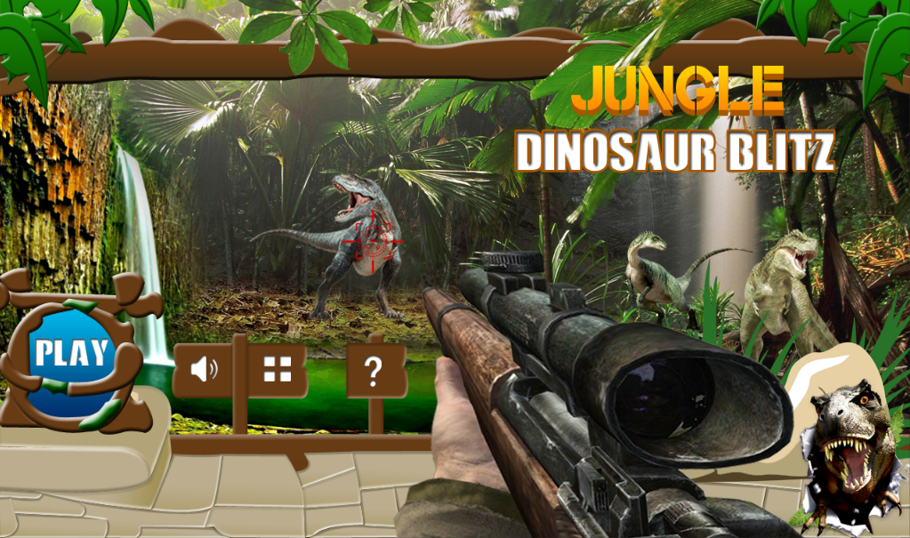 Android application Jungle Dinosaur Blitz screenshort