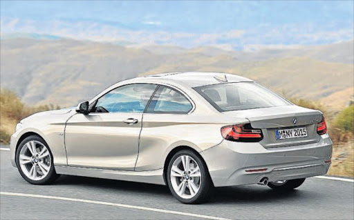 SPORTY: The all-new BMW 2 Series Coupé is based on the 1 Series hatchback