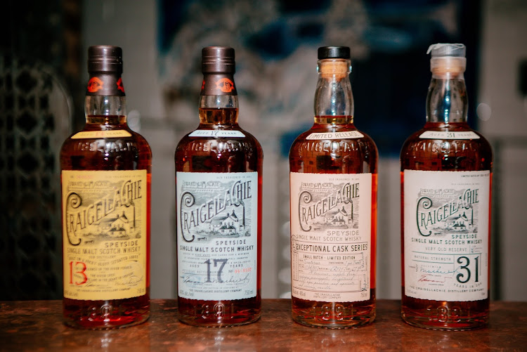Craigellachie Single Malt Scotch Whiskies are available in a range of age statements and limited releases, starting at R920 for the 13-Year-Old.
