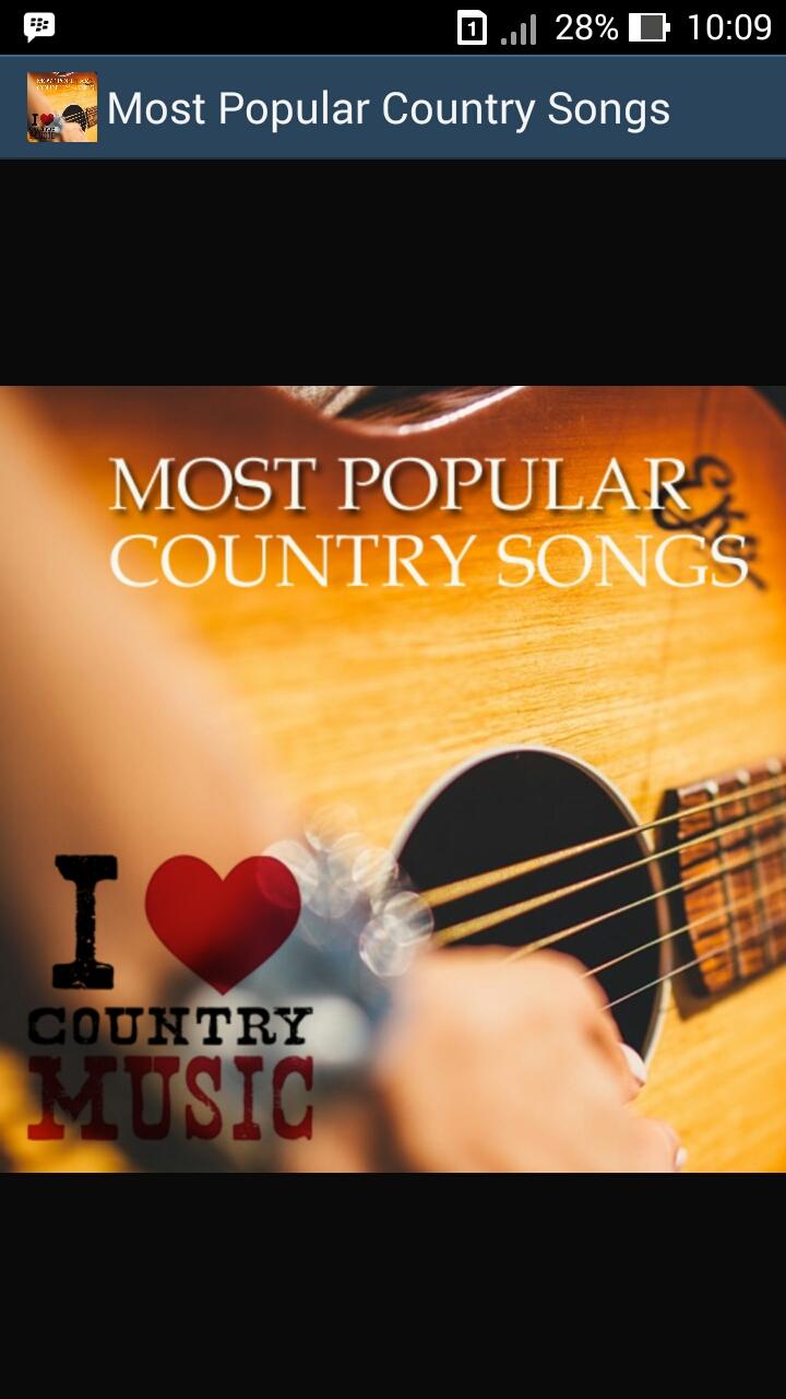 Android application Top Country Songs screenshort