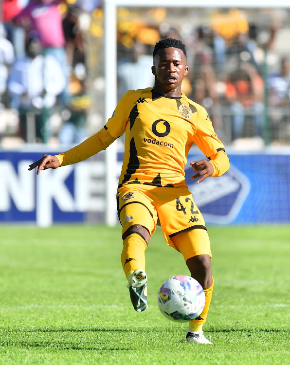 Mduduzi Shabalala of Kaizer Chiefs during the DStv Premiership match between Cape Town City FC and Kaizer Chiefs at Athlone Stadium.