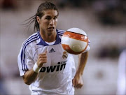 Real Madrid's Sergio Ramos of Spain runs for the ball during a friendly match against portuguese team Os Belenenses during the Teresa Herrera Trophy in Coruna, 08 August 2007