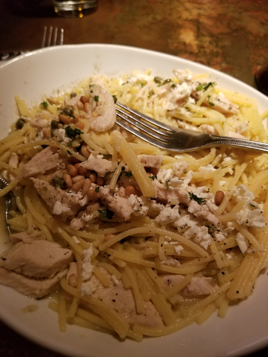 Gluten-Free Pasta at Grazie Ristorante