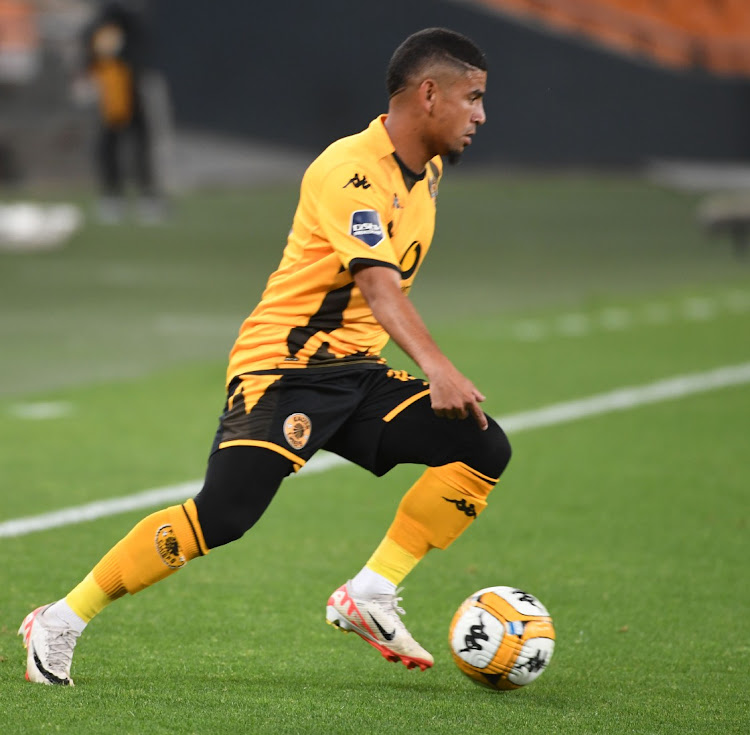 Keagan Dolly of Kaizer Chiefs during the DStv Premiership match between Kaizer Chiefs and Cape Town Spurs at FNB Stadium in November 2023, in Johannesburg, South Africa.