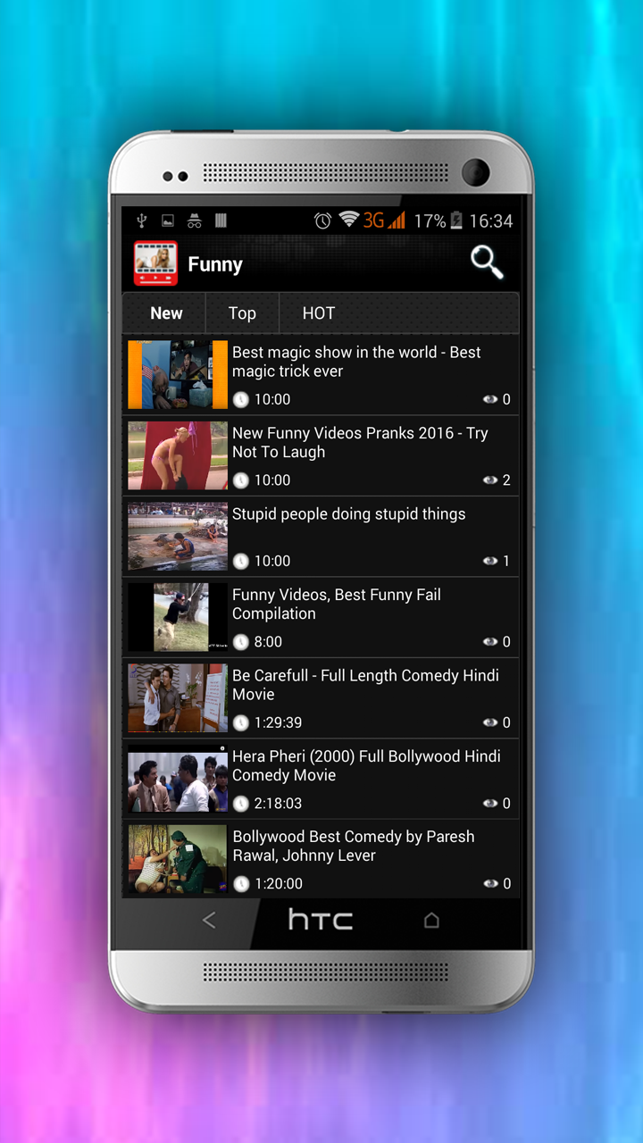 Android application Funny Video Collection screenshort