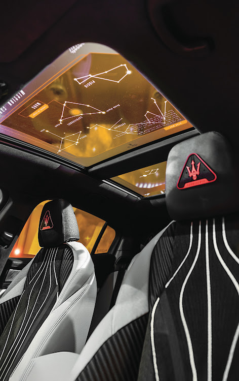 Interior of Maserati's Grecale Mission from Mars.