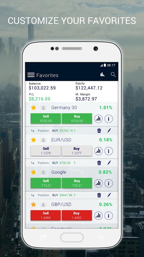 Xtrade - Online CFD Trading — приложение на Android