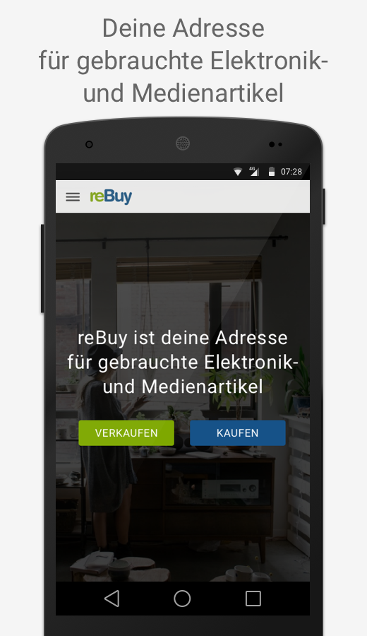 Android application rebuy - Kaufen & Verkaufen screenshort