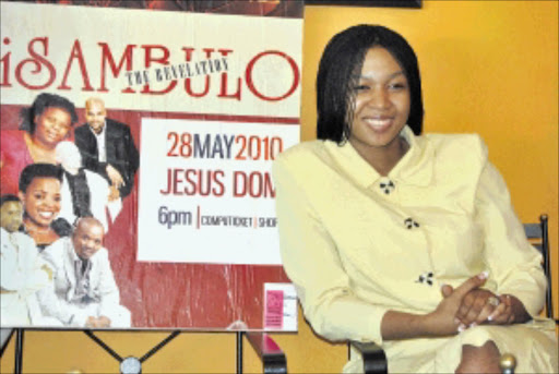 BORN AGAIN: Ayanda Ncwane, founder and editor of the new Christian magazine Isambulo - the Revelation, which is expected to hit the shelves soon. 16/05/2010. © Unknown.