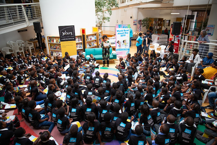 Local bibliophiles making history at Sandton City, Johannesburg on February first.